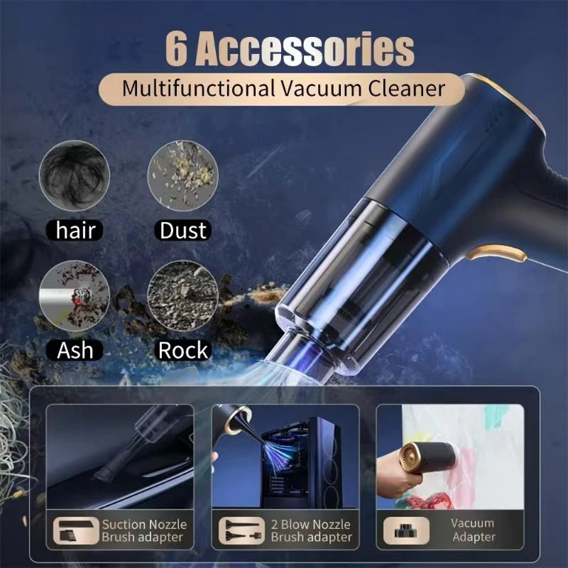 Mini Powerful Wireless Portable Vacuum
