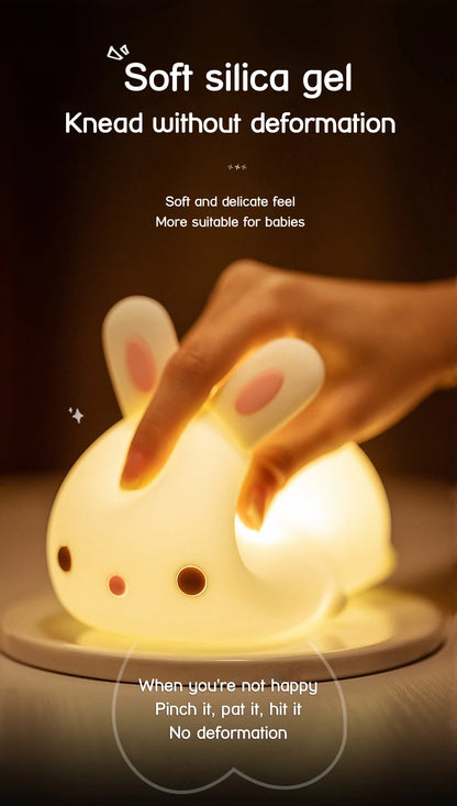 16 Colors Bunny Night Light With Sensor