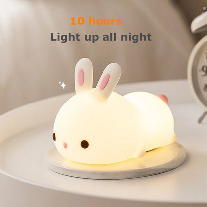 16 Colors Bunny Night Light With Sensor