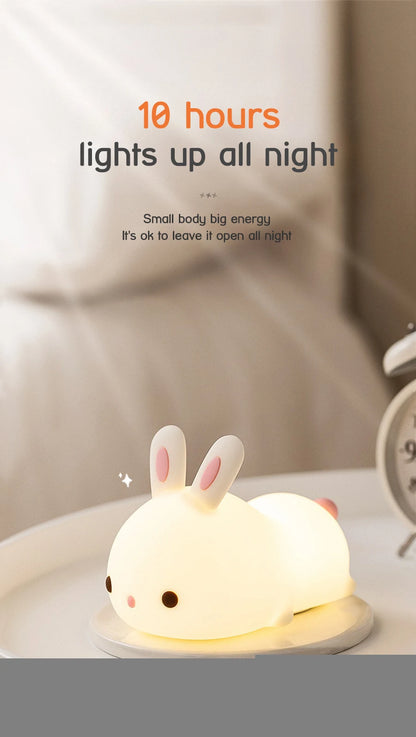 16 Colors Bunny Night Light With Sensor