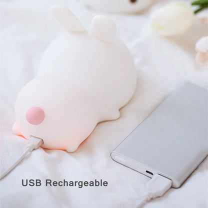 16 Colors Bunny Night Light With Sensor